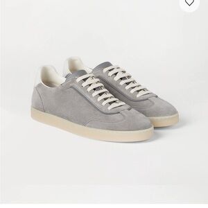 Brunello Cucinelli Gray Suede Sneakers 43.5
